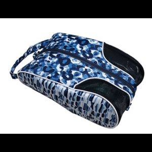Glove It Blue Leopard Shoe Bag